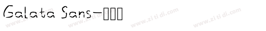 Galata Sans字体转换